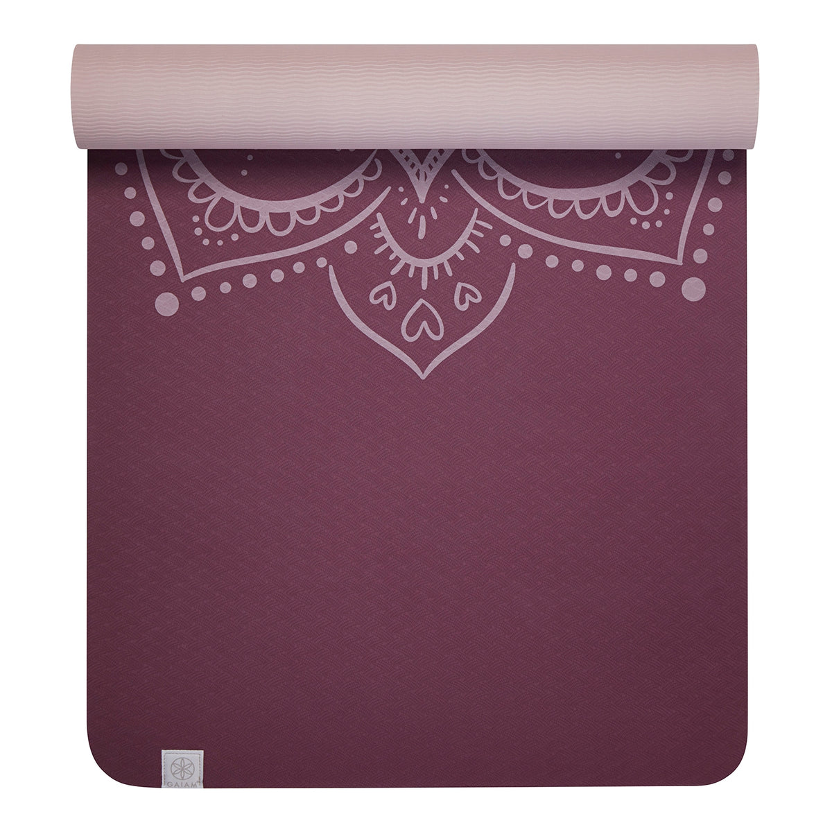 GAIAM MATA DO JOGI TPE BLUSH 6 MM 64262