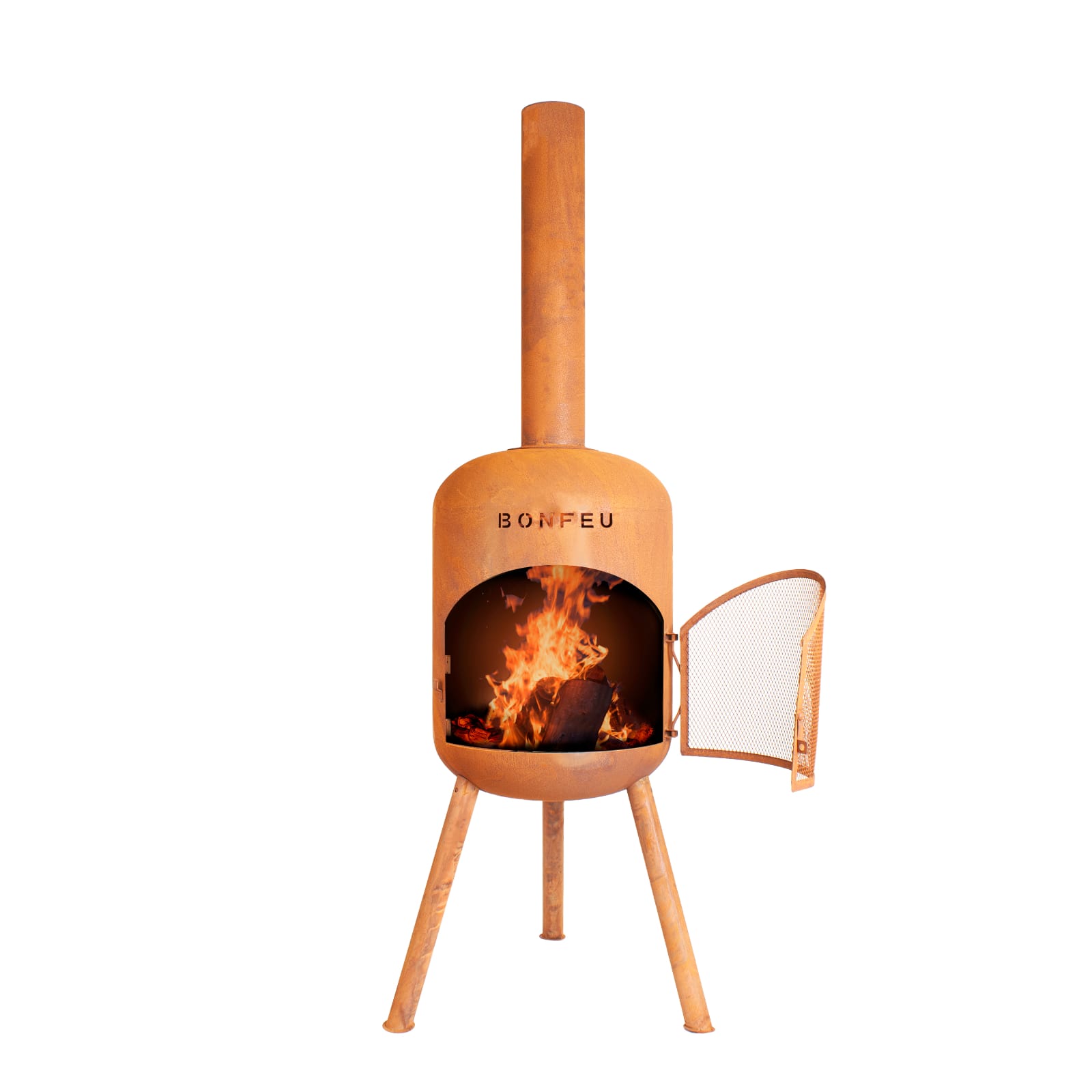 BONFEU GARDEN FIREPLACE BONBONO RUST