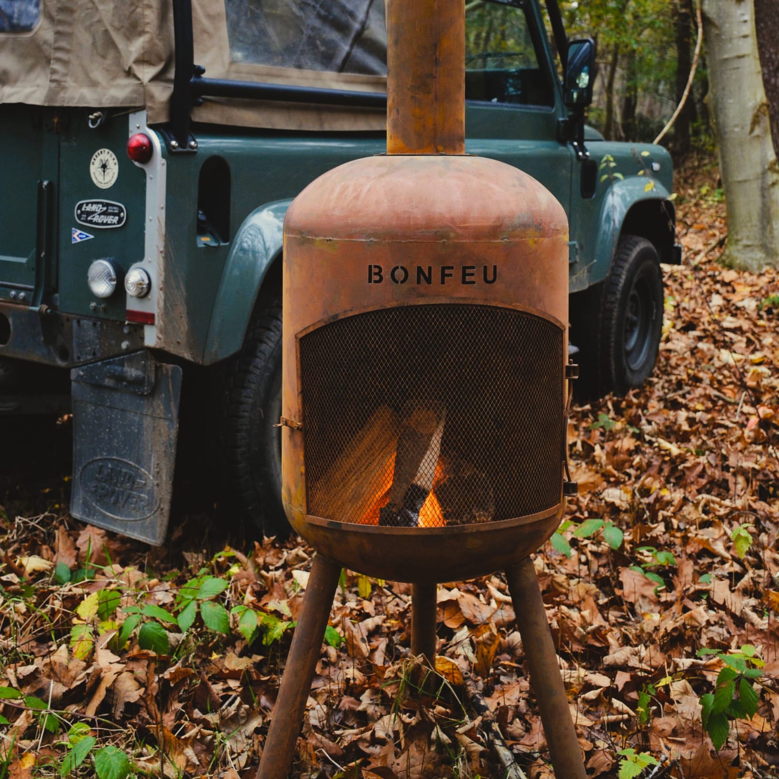 BONFEU GARDEN FIREPLACE BONBONO RUST