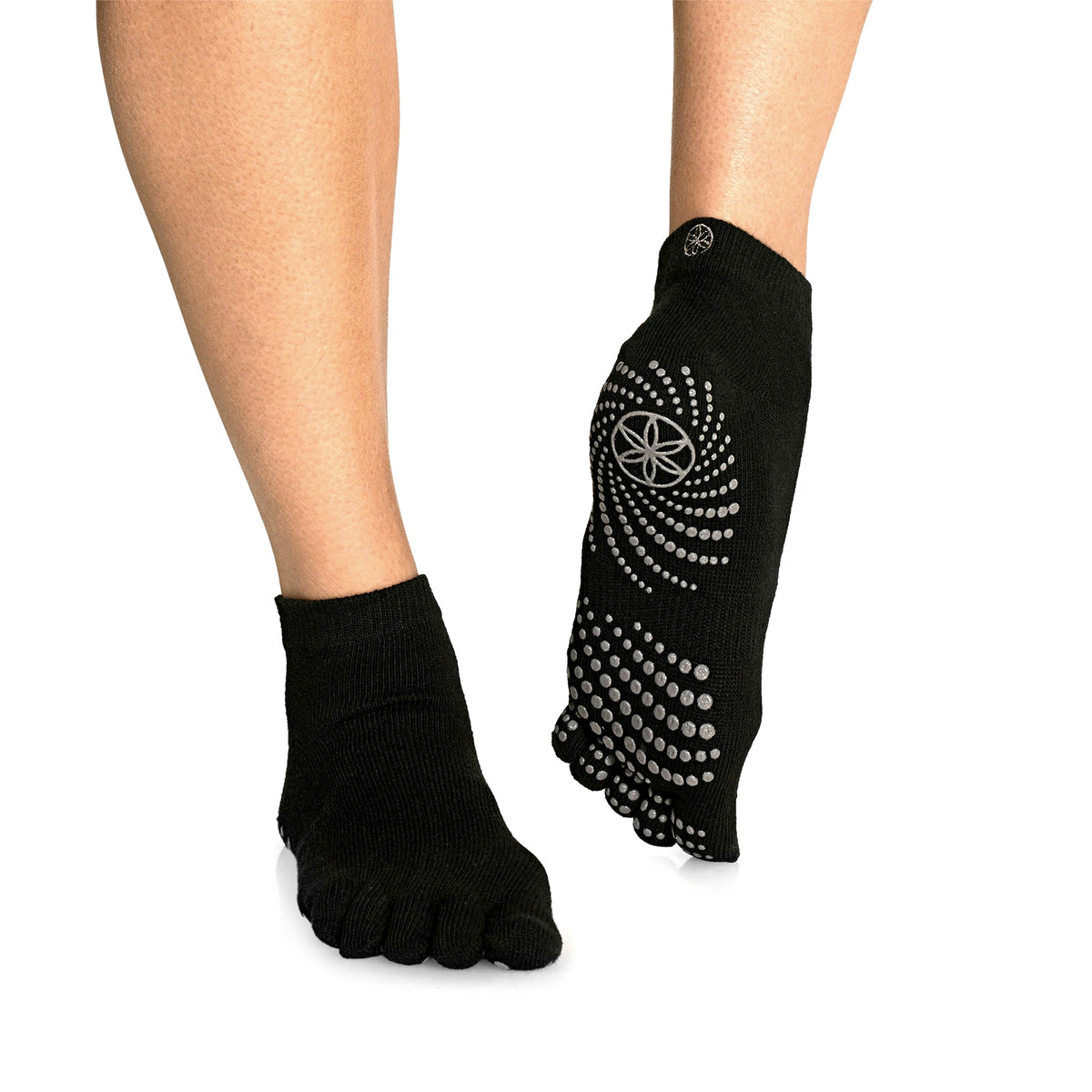 GAIAM SKARPETKI ANTYPOŚLIZGOWE CZARNE M/L 52204