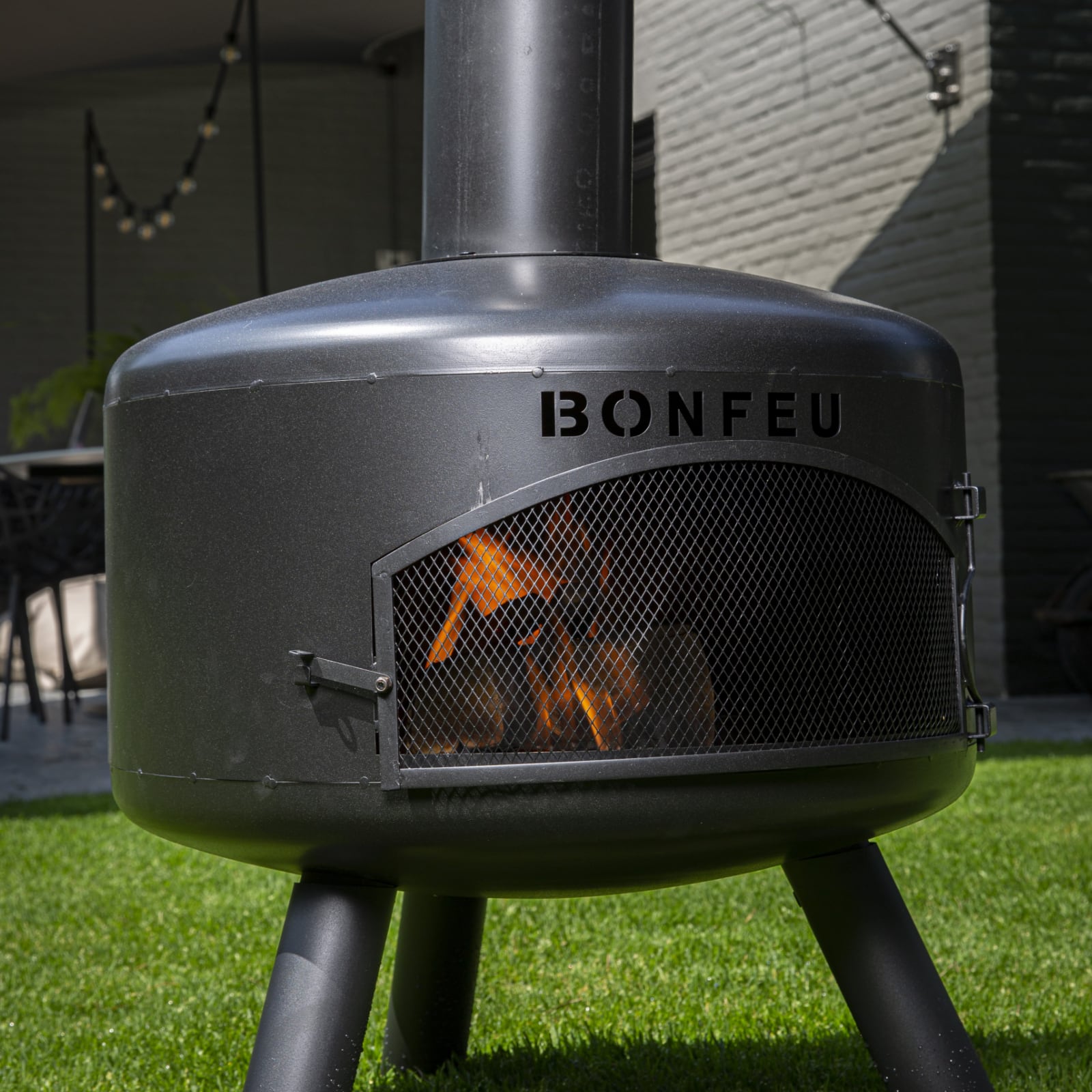 BONFEU KOMINEK OGRODOWY BONGIRO CZARNY