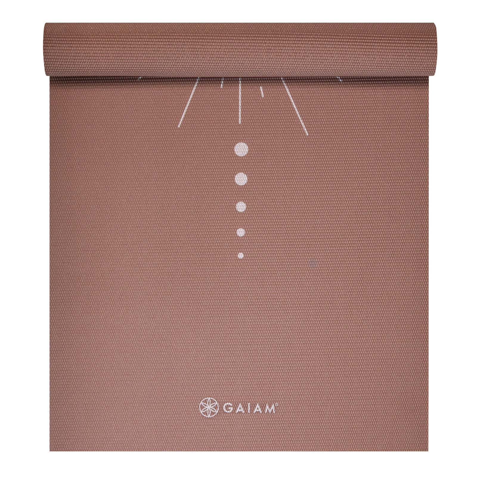 GAIAM CINNAMON VISION YOGA MAT 5MM 65372