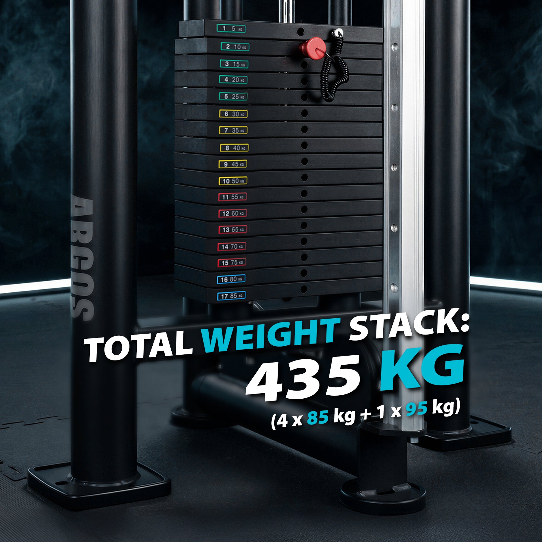 HMS Argos Brama do ćwiczeń z wyciągiem i stosem wielostanowiskowa Commercial