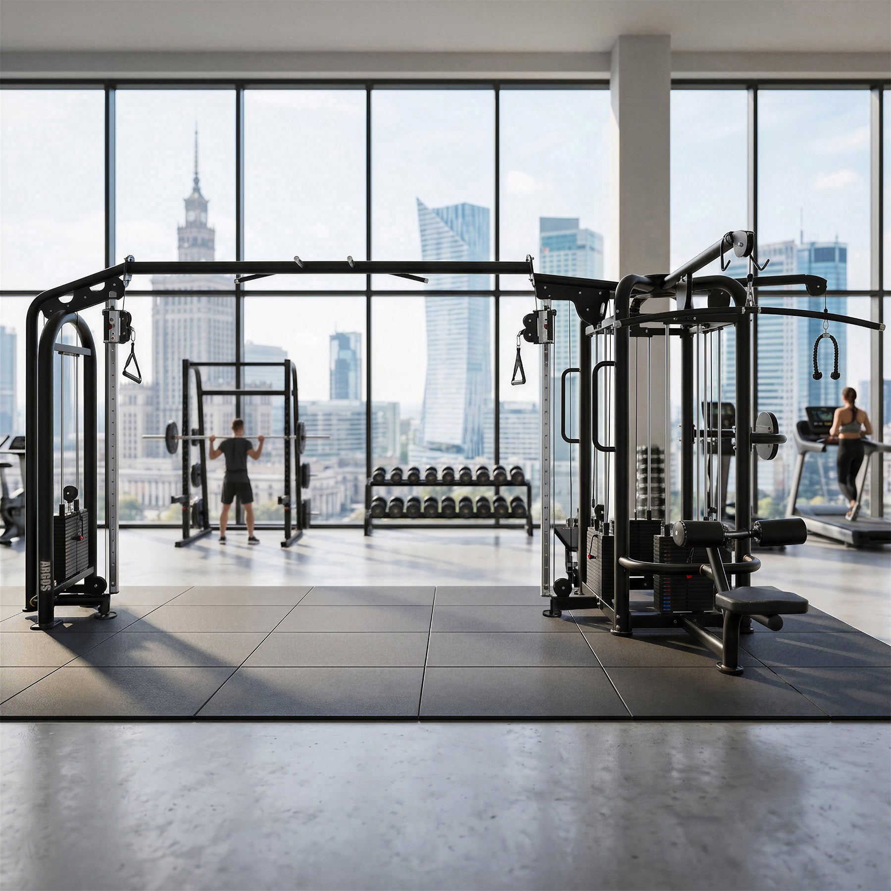 HMS Argos Brama do ćwiczeń z wyciągiem i stosem wielostanowiskowa Commercial