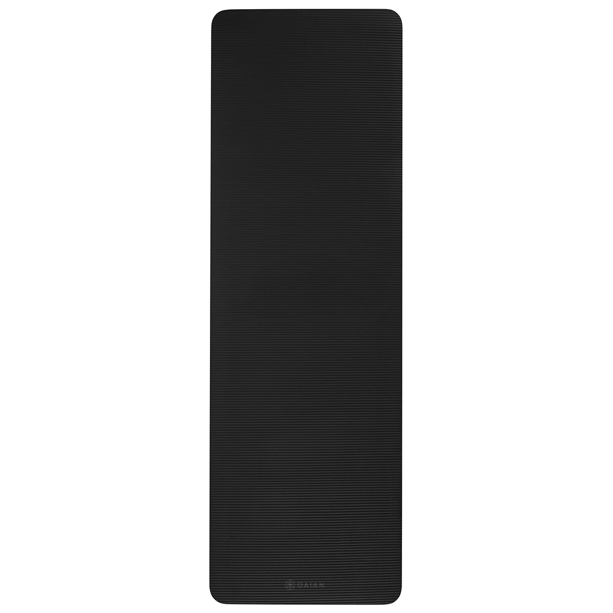 GAIAM MATA FITNESS 10 MM Z PASKIEM CZARNA 64495