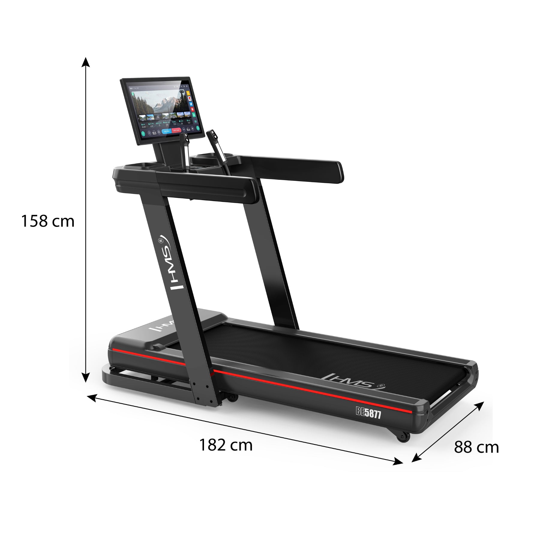 BE5877 HMS ELECTRIC TREADMILL