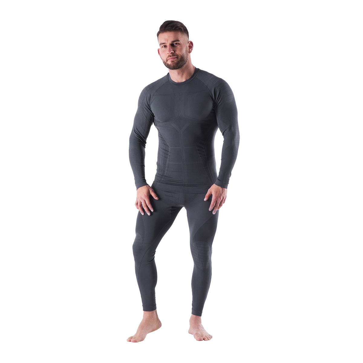 BTS0060 MEN'S THERMOACTIVE TROUSERS GREY S/M RAGNAR NILS