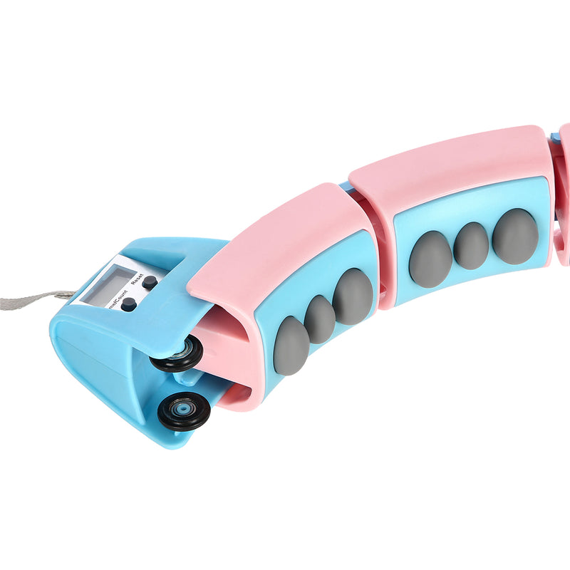 FH06 Blue/Pink Hula Hop z obciążnikiem i licznikiem