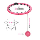 FH07 Pink Hula Hop z obciążnikiem i licznikiem