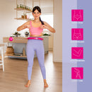 FH07 Pink Hula Hop z obciążnikiem i licznikiem
