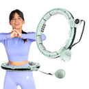 HULA HOP MAGNETICKÁ ZELENÁ SADA HHM13 S POČÍTADLEM HMS + HUBNUCÍ PÁS BR163 ČERNÁ