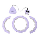 HMS HHM14 Violet Hula Hop z magnesami i obciążnikiem + licznik