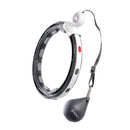 HHM15 HULA HOP ČERNÝ S MAGNETEM A ZÁVAŽÍM + POČÍTADLO HMS