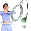 HHM15 HULA HOP ZELENÁ S MAGNETEM A ZÁVAŽÍM + POČÍTADLO HMS