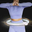 HHM15 HULA HOP ZELENÁ S MAGNETEM A ZÁVAŽÍM + POČÍTADLO HMS