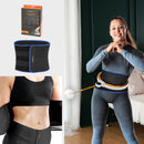 HULA HOP SADA MAGNETICKÁ BÍLO/ORANŽOVÁ HHM21 S POČÍTADLEM HMS + HUBNUCÍ PÁS BR1313