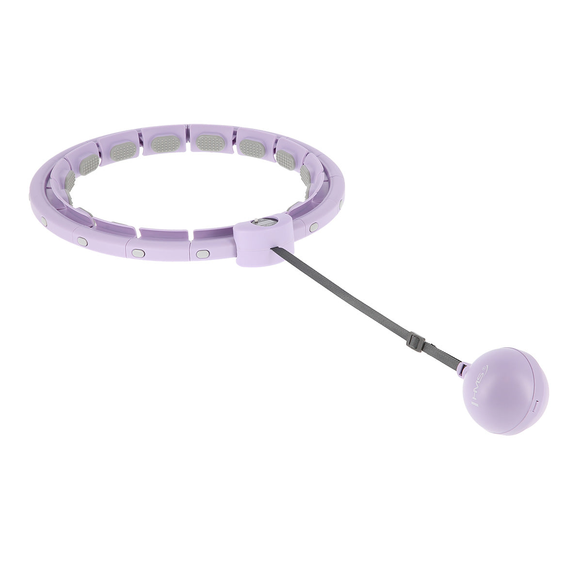 HMS HHW09 Violet Hula Hop z wypustkami i obciążnikiem + licznik