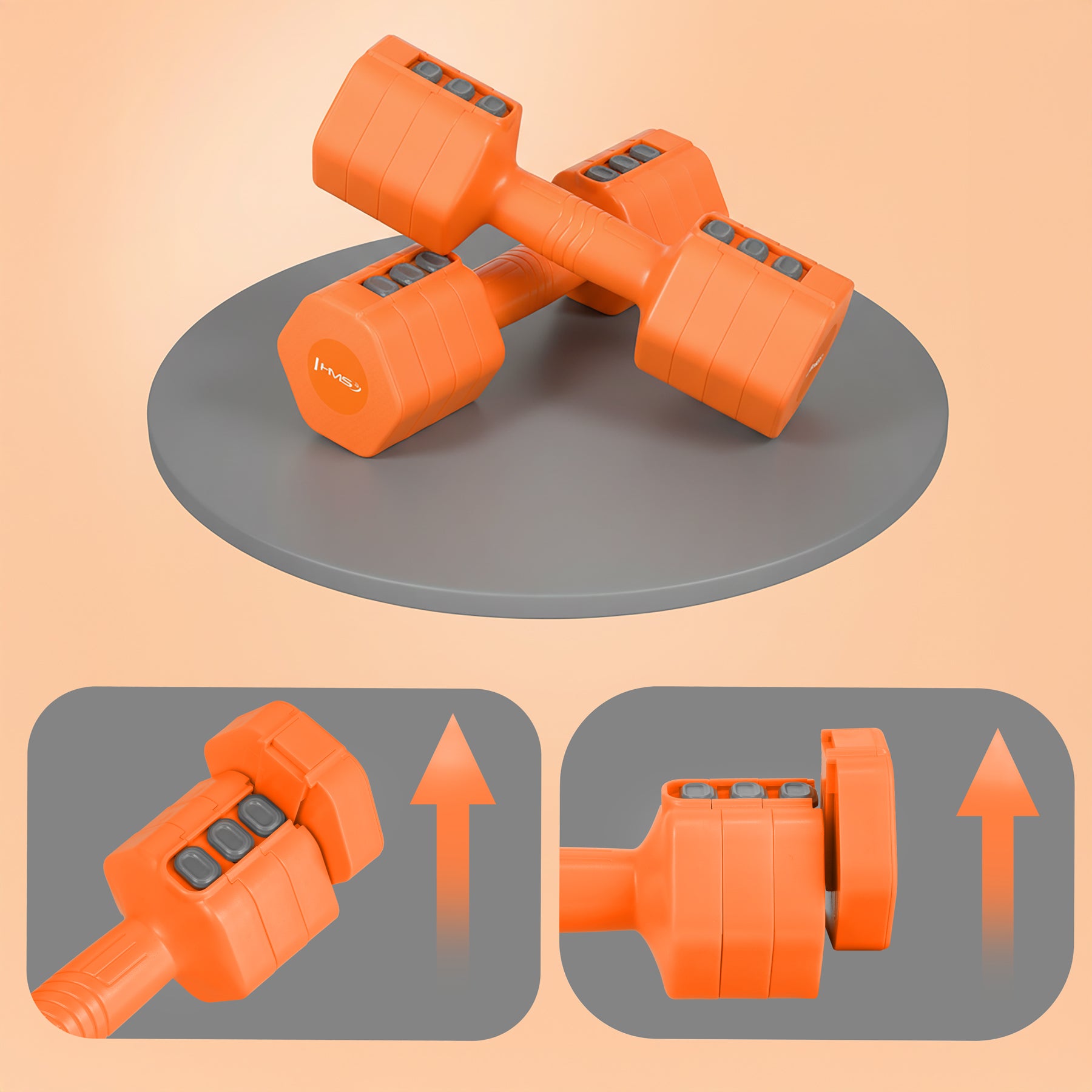 HL03 HANTLE REGULOWANE ORANGE 2 x 2.5 KG HMS