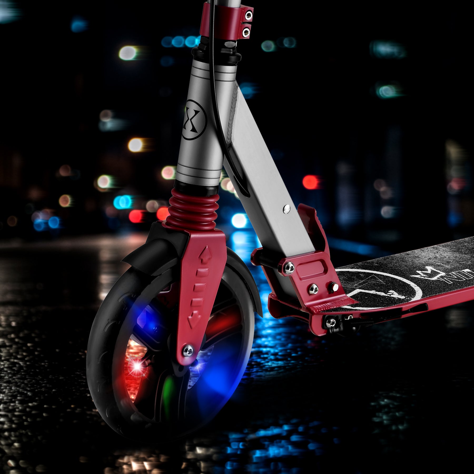 LED KOLOUŽEK HM122T S KOTOUČOVÝMI BRZDAMI NILS EXTREME