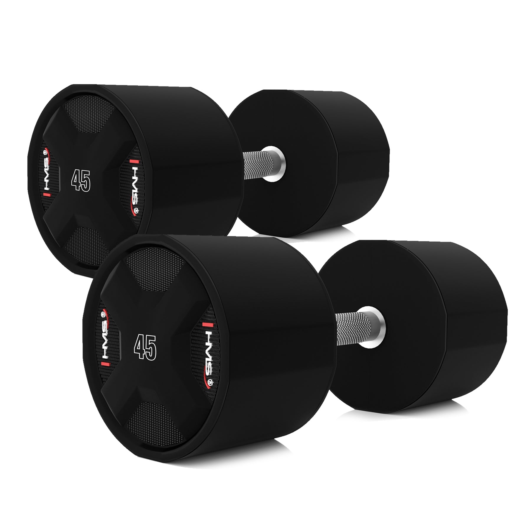 HPC SET POLYURETHANE DUMBBELL SET 2 x 40 - 50 KG CPU - 450 KG HMS