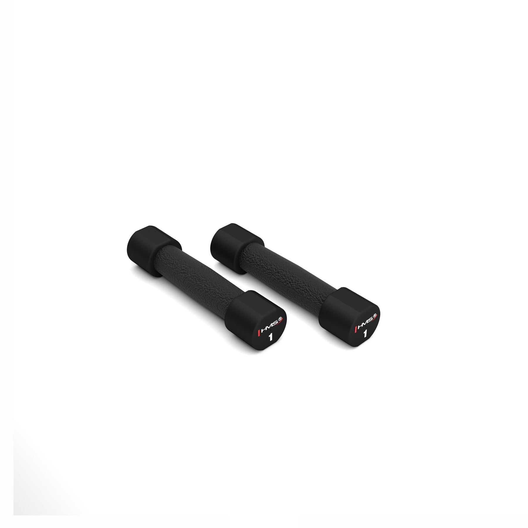 HPT01 2 x 1 KG POLYURETHANE TPU HMS Dumbbells