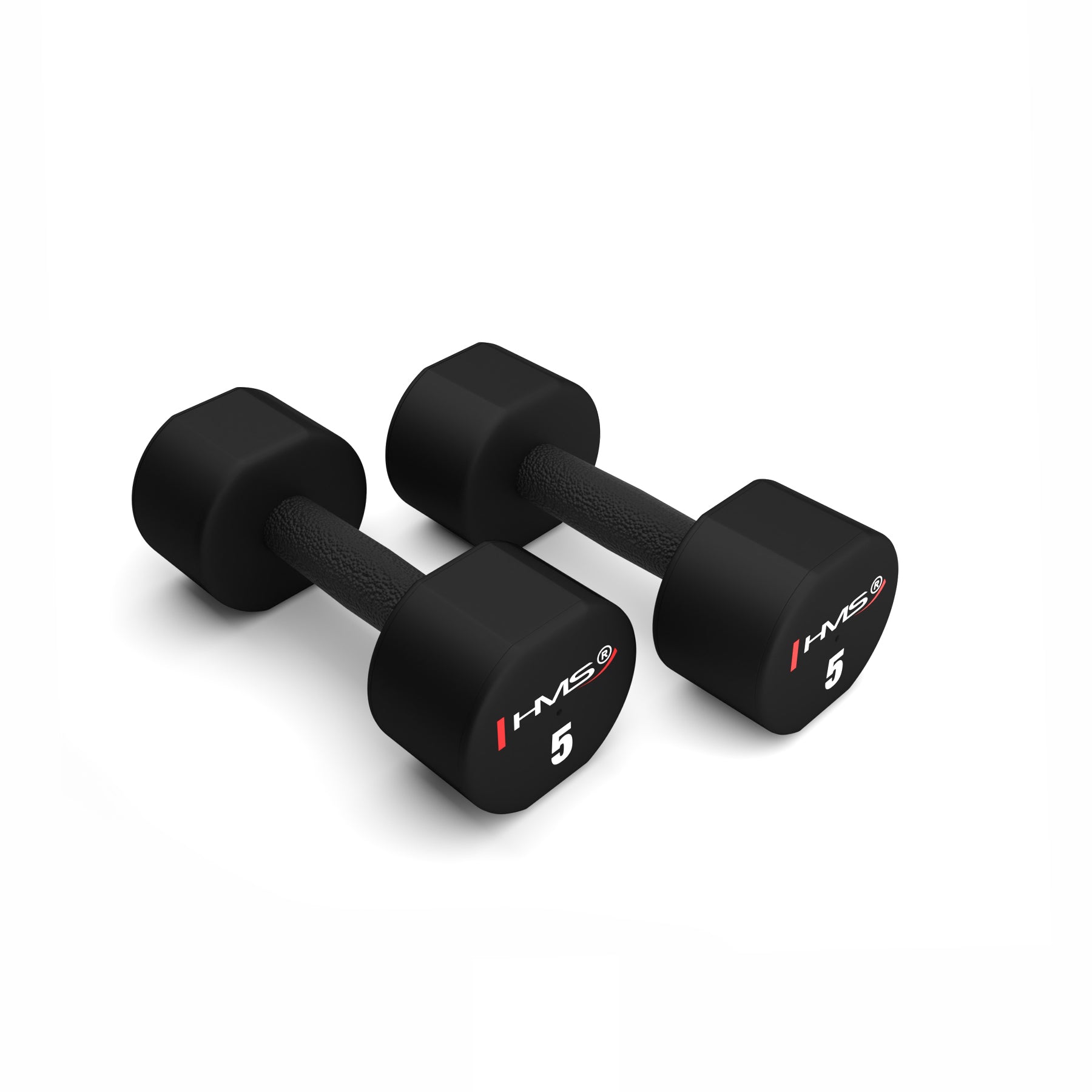 HPT05 2 x 5 KG POLYURETHANE TPU HMS Dumbbells