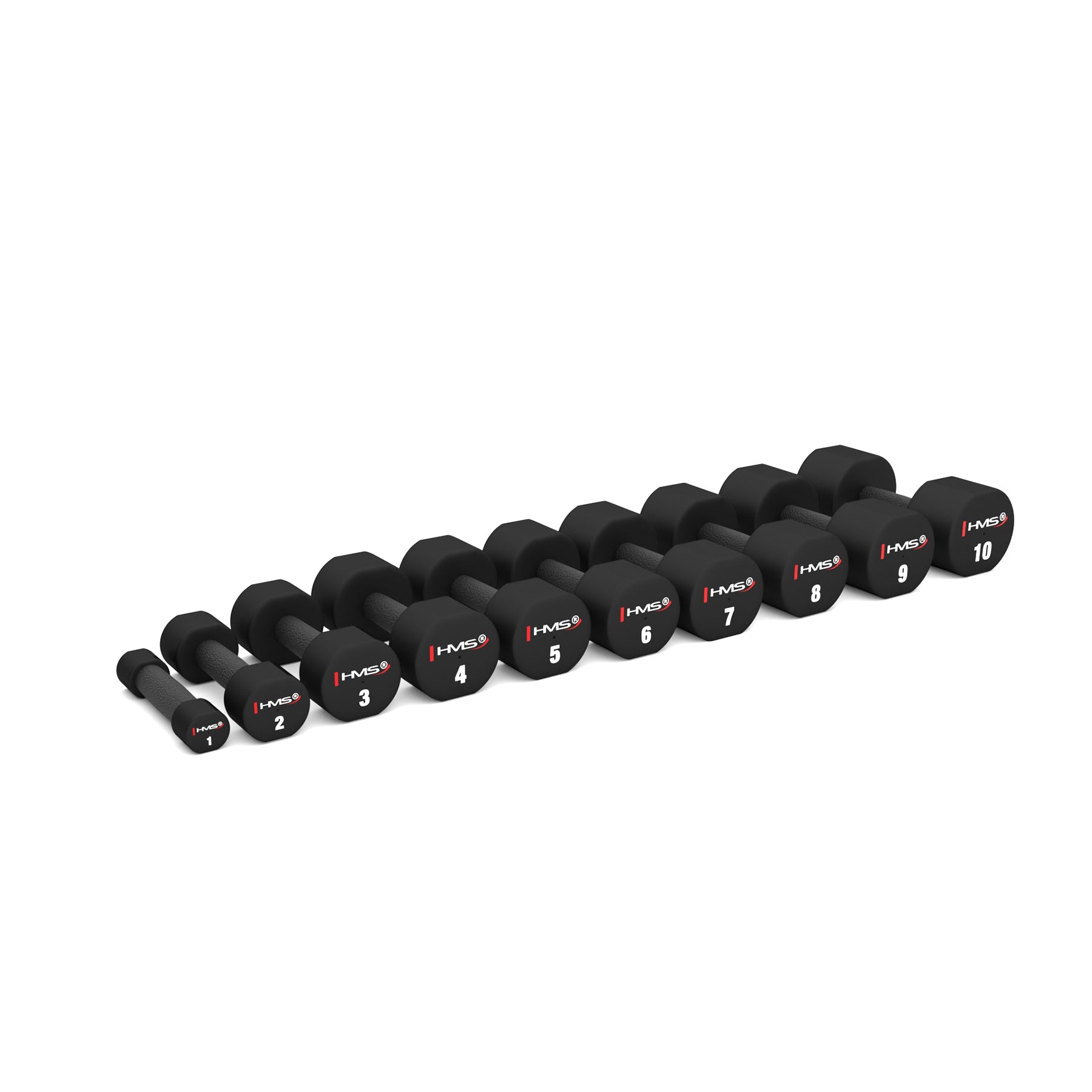 HPT06 2 x 6 KG POLYURETHANE TPU HMS Dumbbells