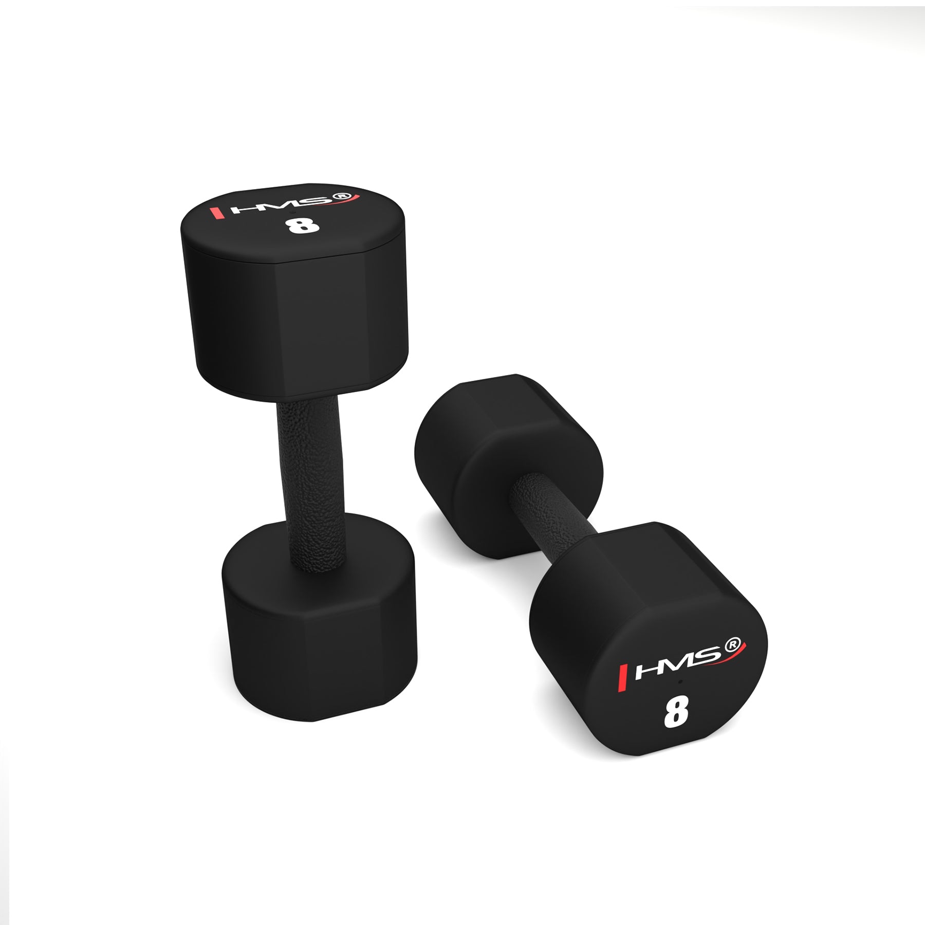 HPT08 2 x 8 KG POLYURETHANE TPU HMS Dumbbells