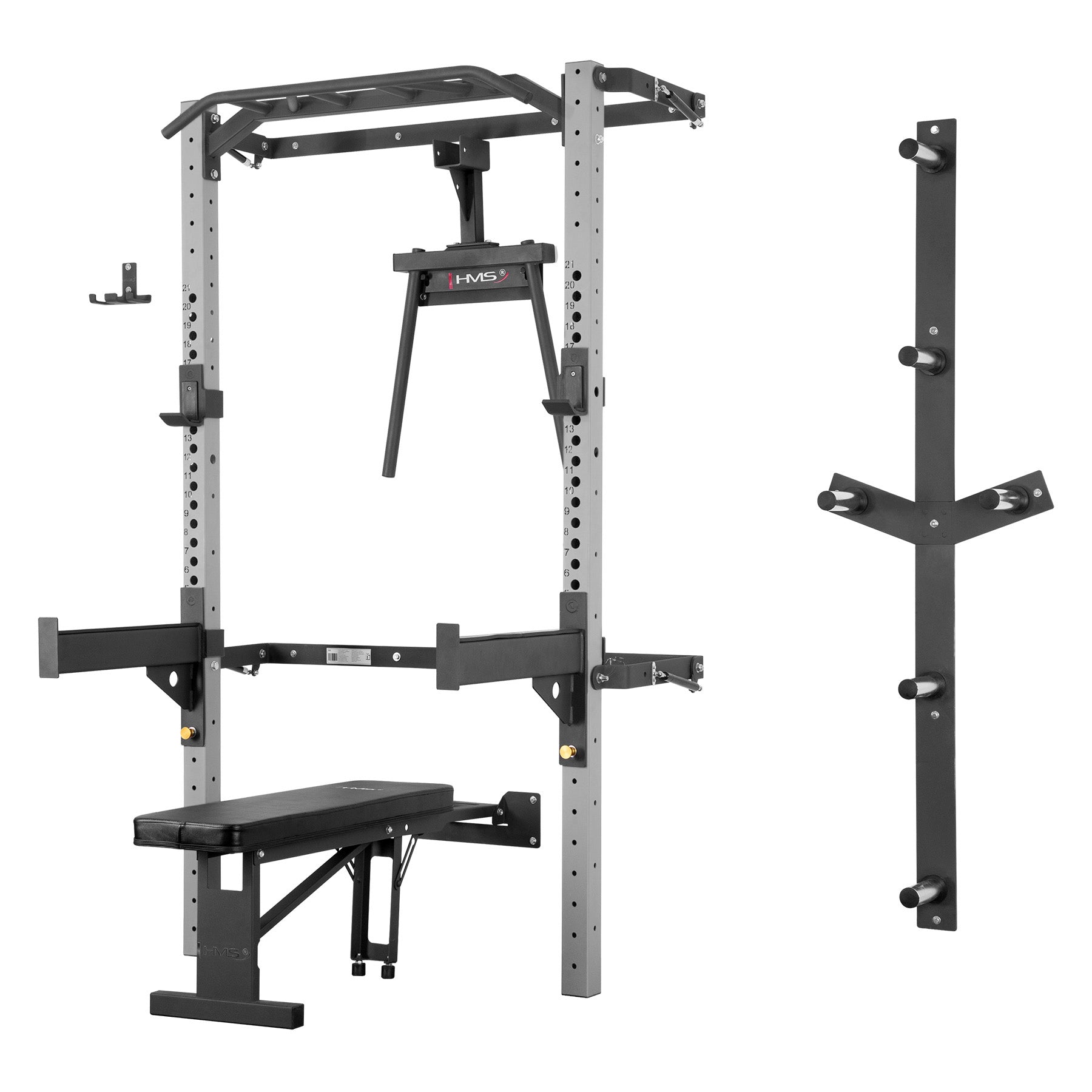 KLT22 MULTIFUNCTIONAL FOLDABLE TRAINING CAGE SILVER HMS