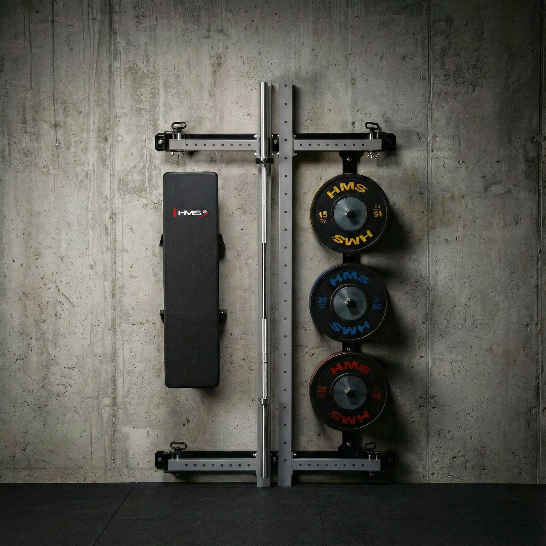 HMS KLT34 GREY Wielofunkcyjna klatka treningowa składana