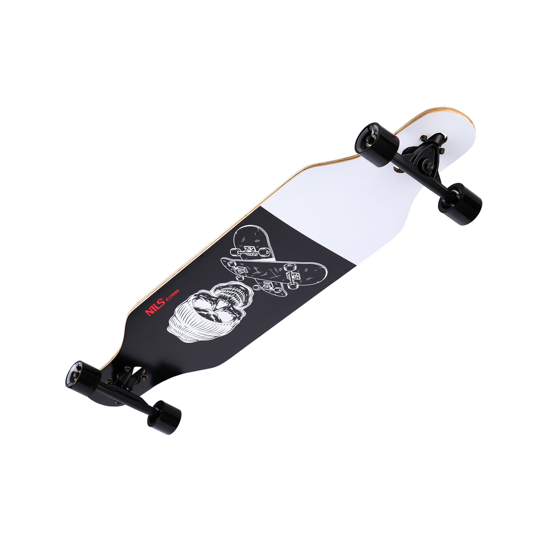 LONGBOARD SKULL2 DŘEVĚNÉ BRUSE NILS EXTREME
