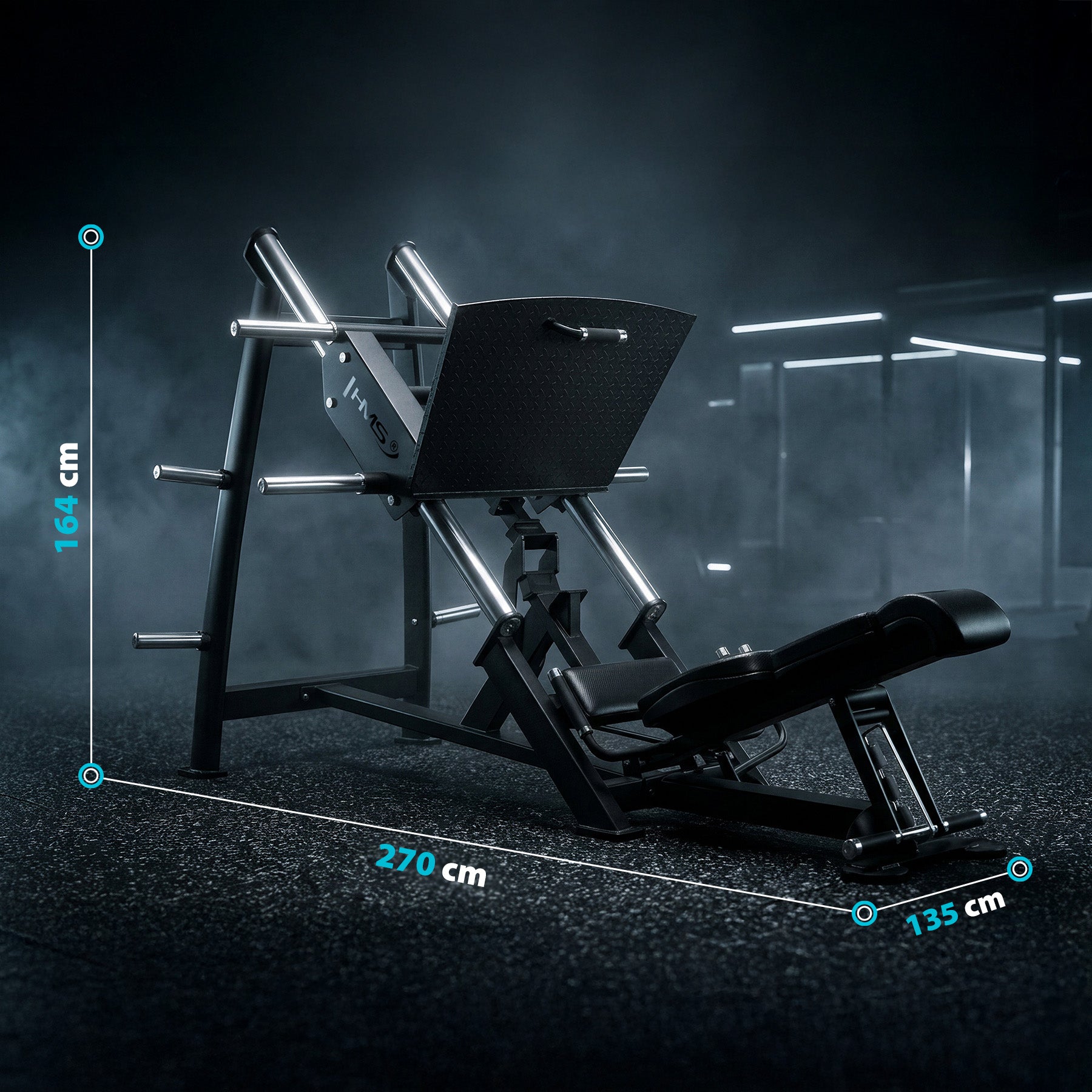 HMS LP7329 Suwnica na nogi na wolny ciężar Commercial