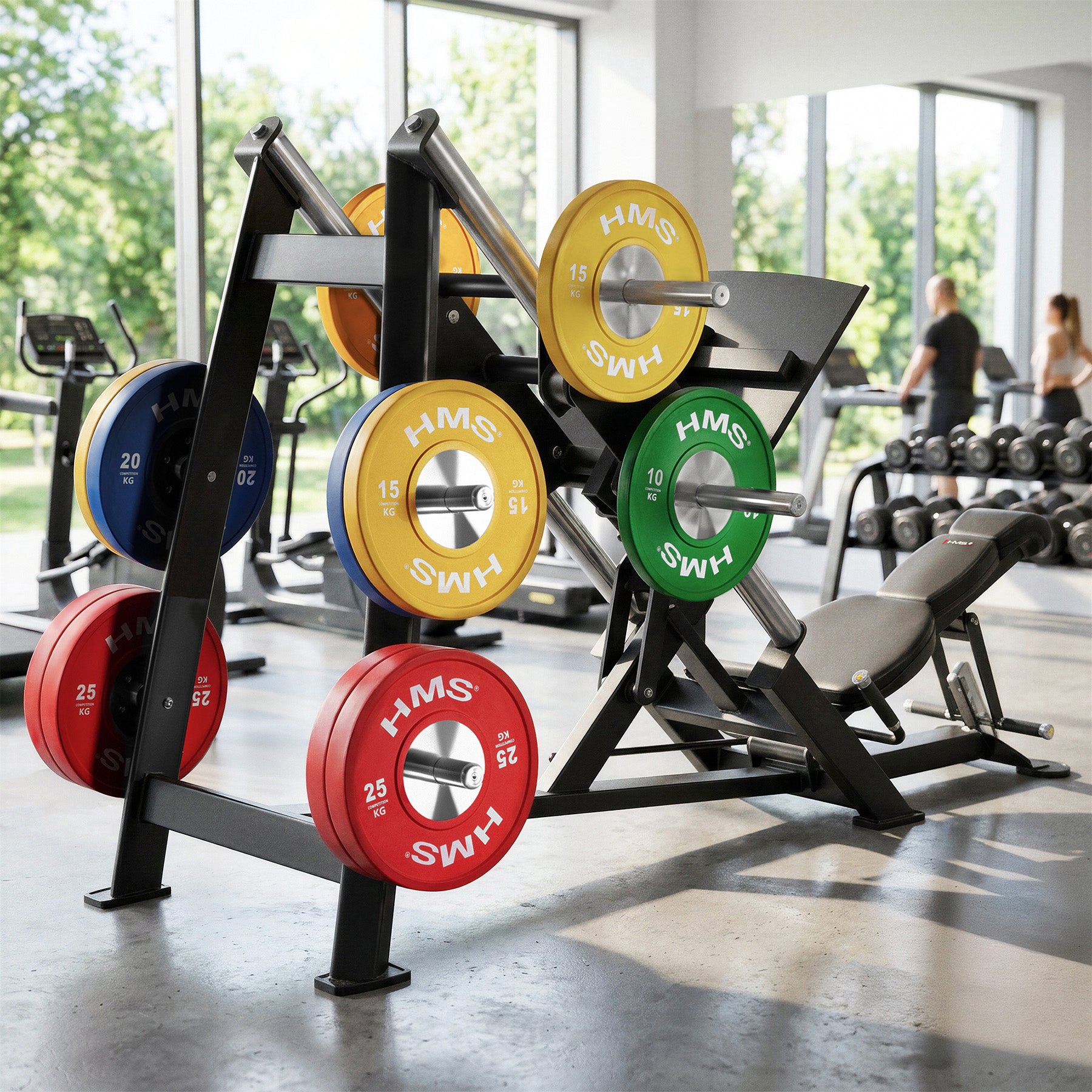 HMS LP7329 Suwnica na nogi na wolny ciężar Commercial