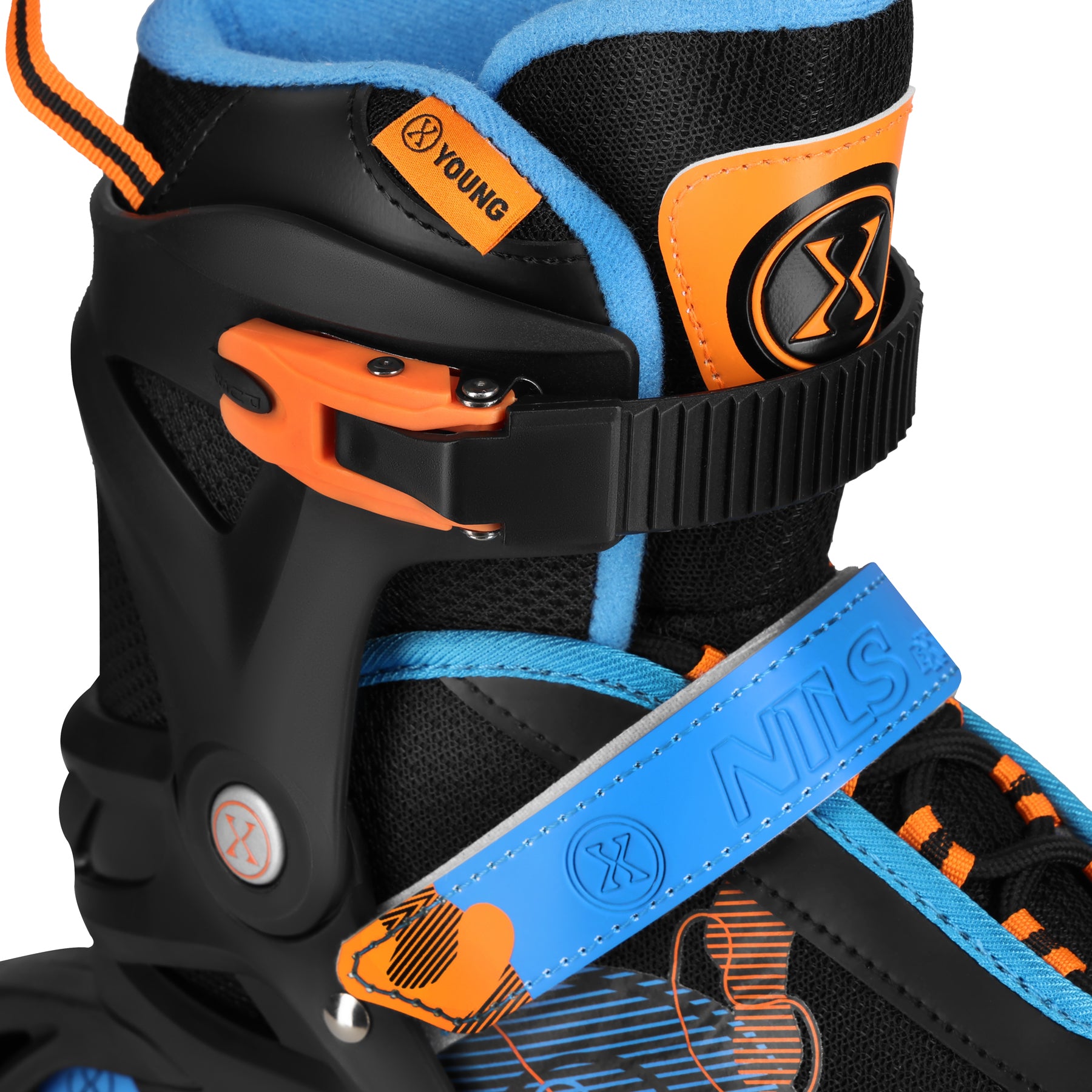 NA13808 COSMO MODRÉ INLINE BRUSLÍ VELIKOST M (34-37) NILS EXTREME