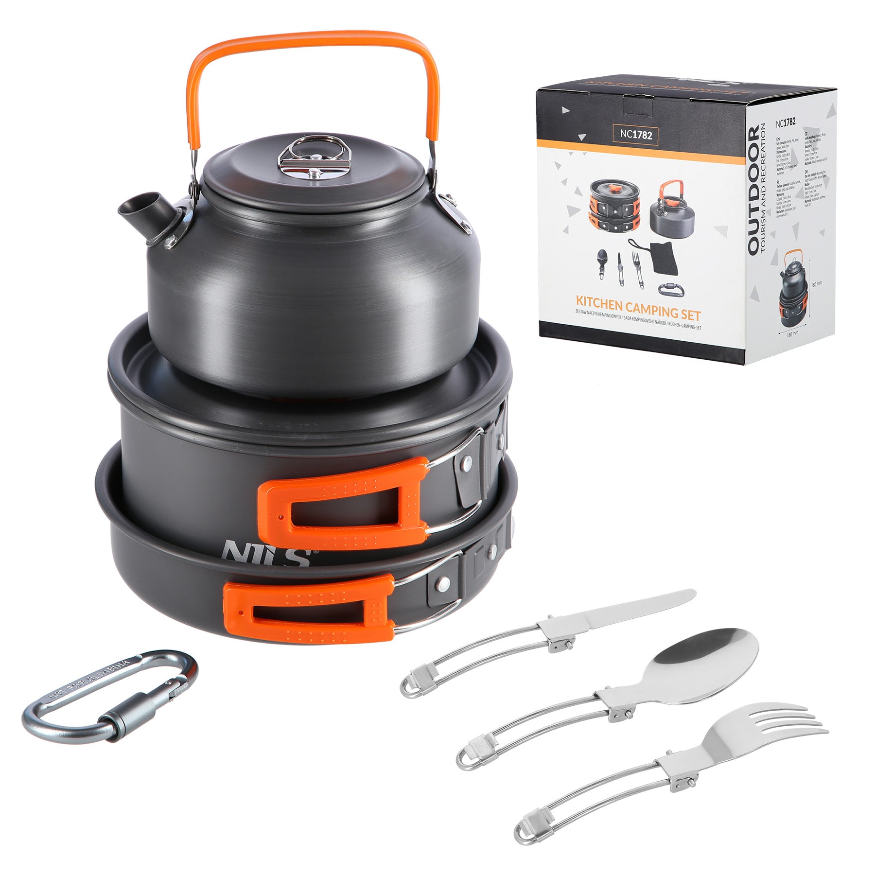 NC1782 NILS CAMP CAMPING UTENSILS SET