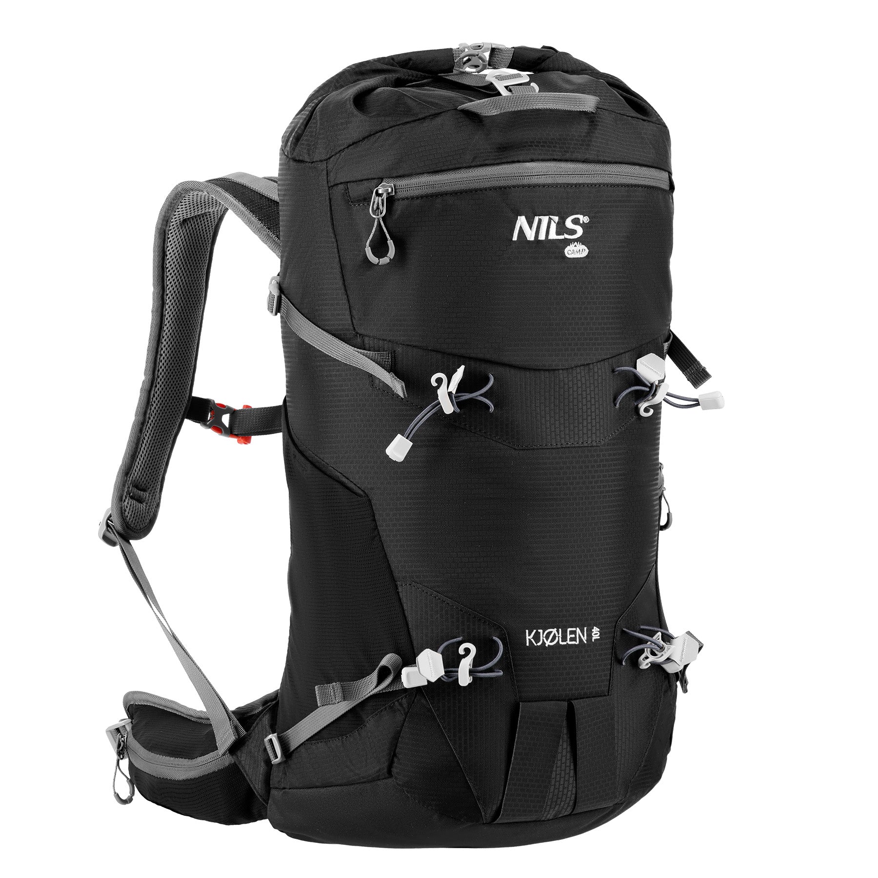 NC1938 BLACK KJOLEN TURISTICKÝ BATOH 40L NILS CAMP