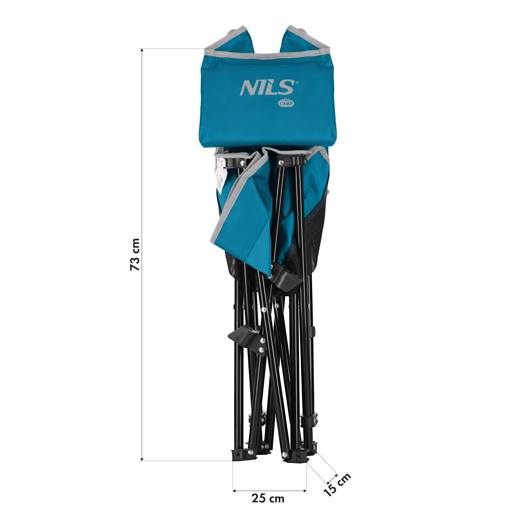 NC3306 BEACH CHAIR BLUE GREY NILS CAMP