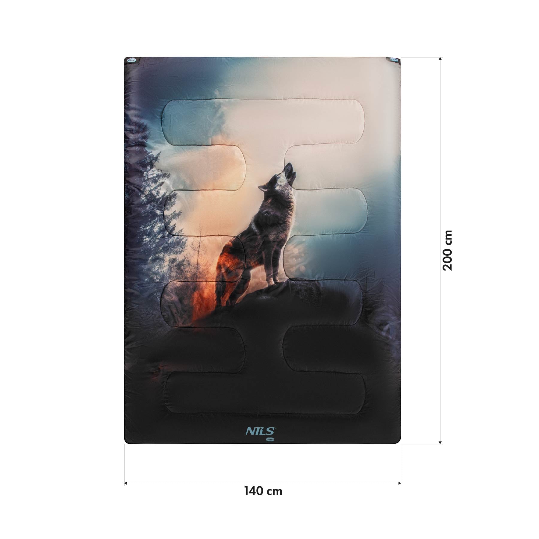 Spací pytel NC3601 3v1 pro dvě osoby WOLF NILS CAMP