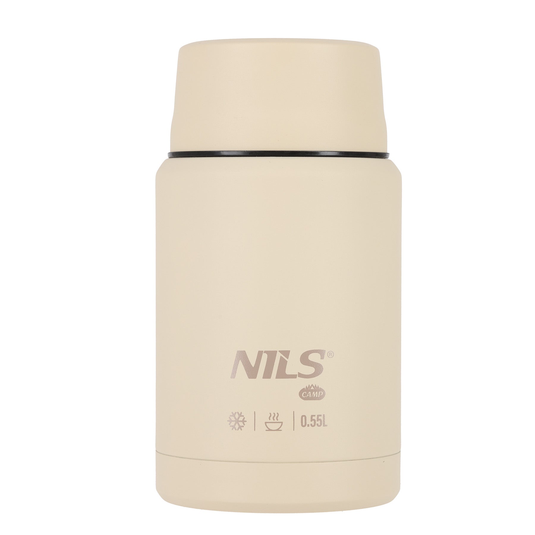NC3807 TERMOS OBIADOWY 550ML BEŻOWY NILS CAMP