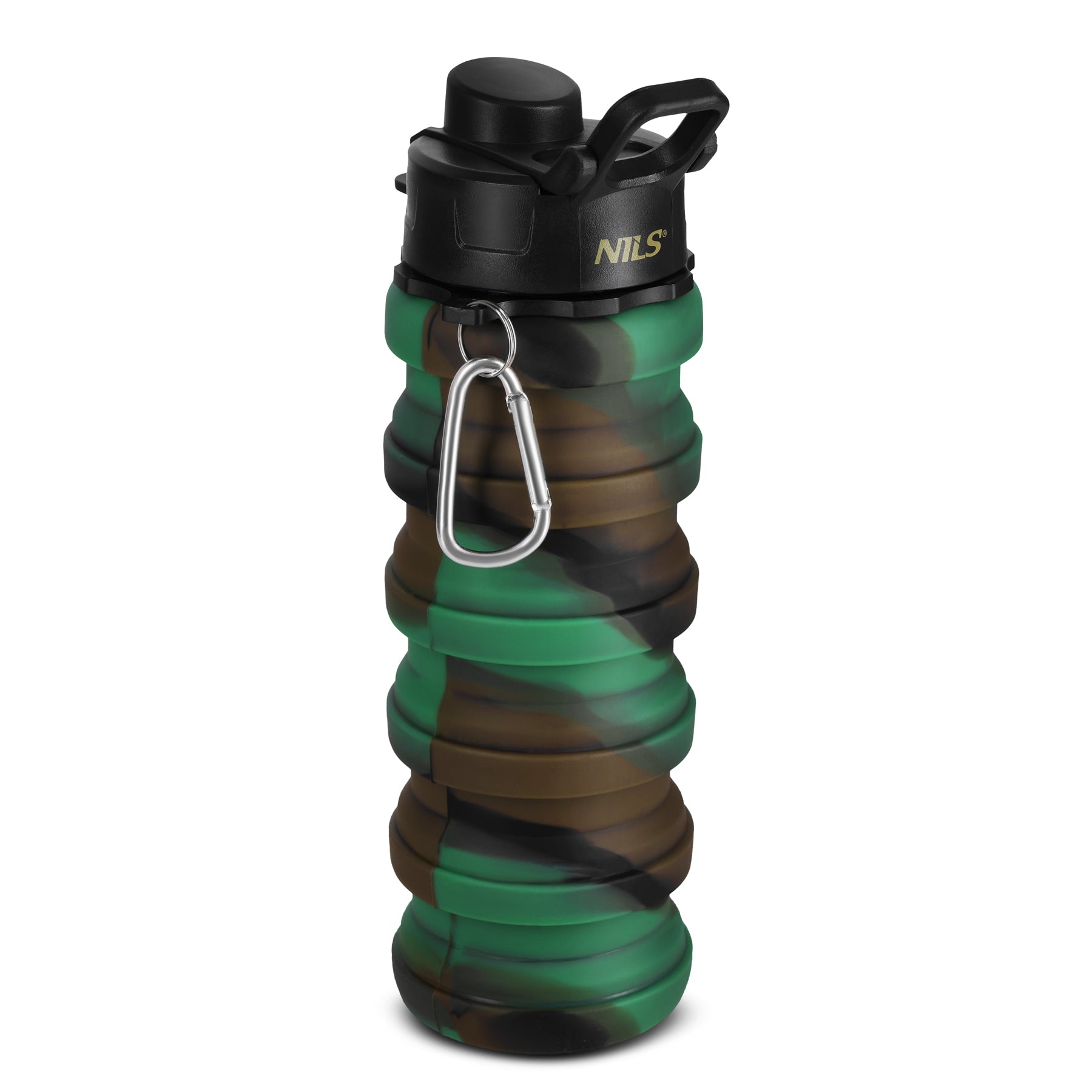 NC4106 BIDON SILIKONOWY SKŁADANY 500ML ZIELONY NILS