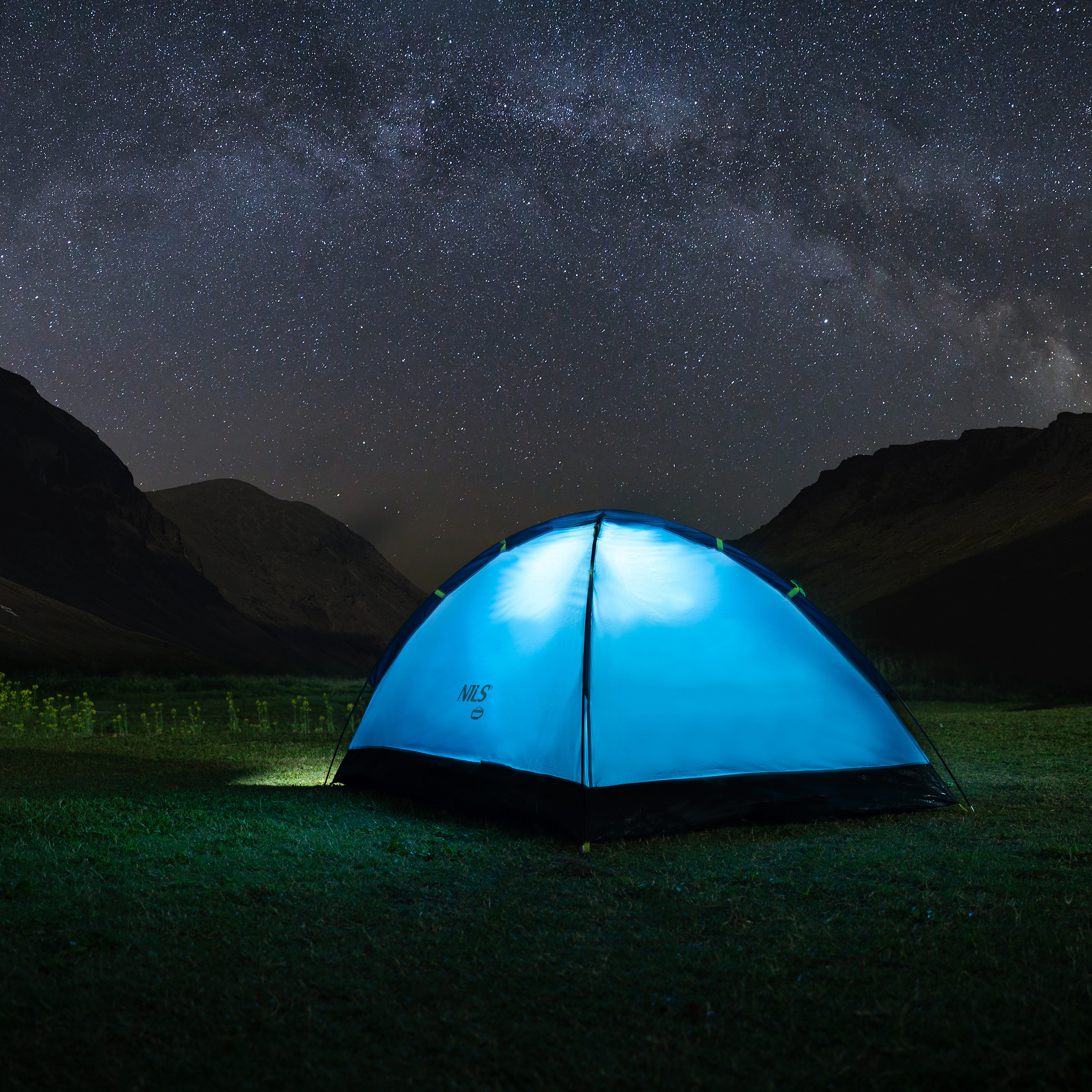 NC6033 NAMIOT KEMPINGOWY JASNO SZARO-NIEBIESKI NIGHTFALL NILS CAMP