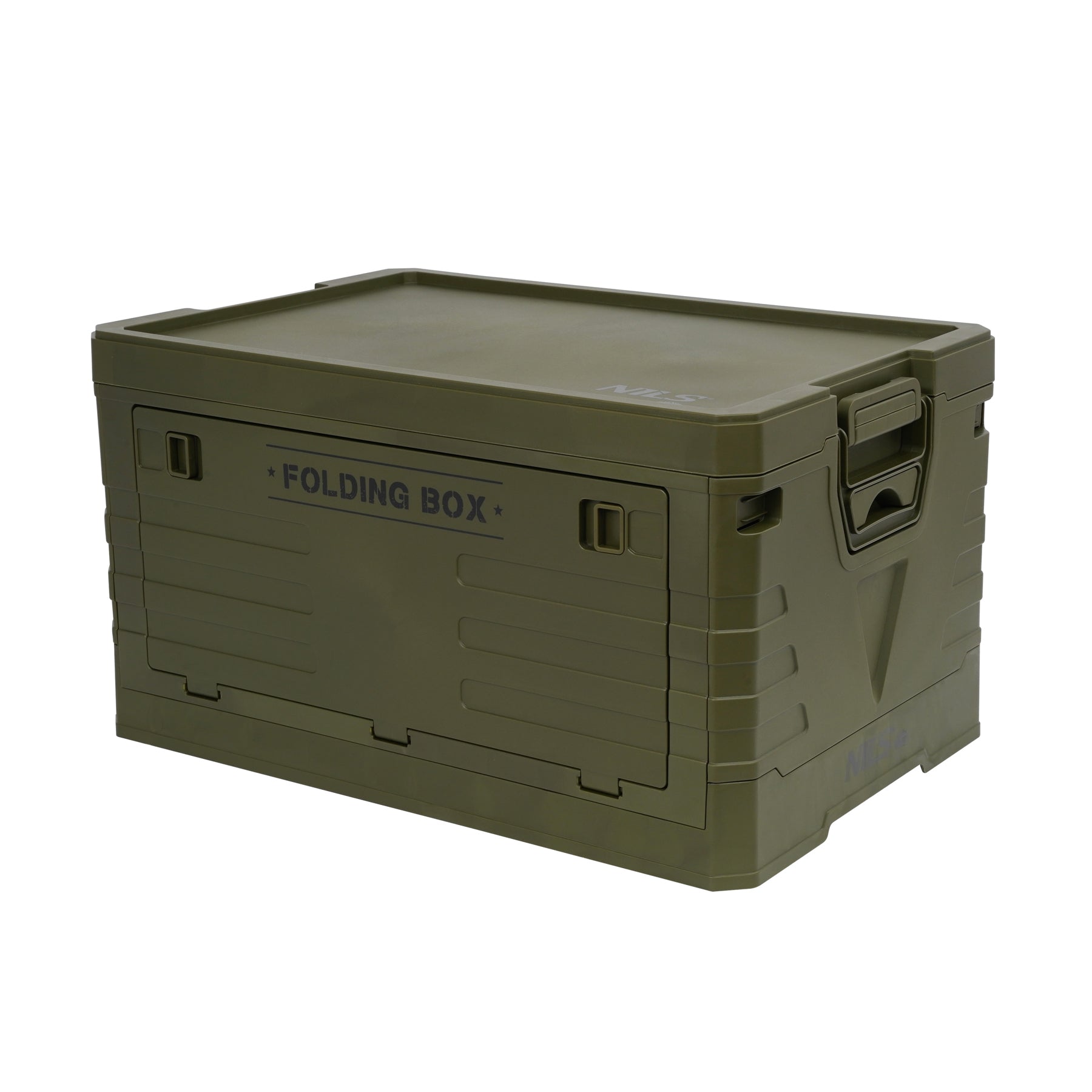 Skládací kempingový box NCB4004 s víkem, zelený, 50 l, NILS CAMP
