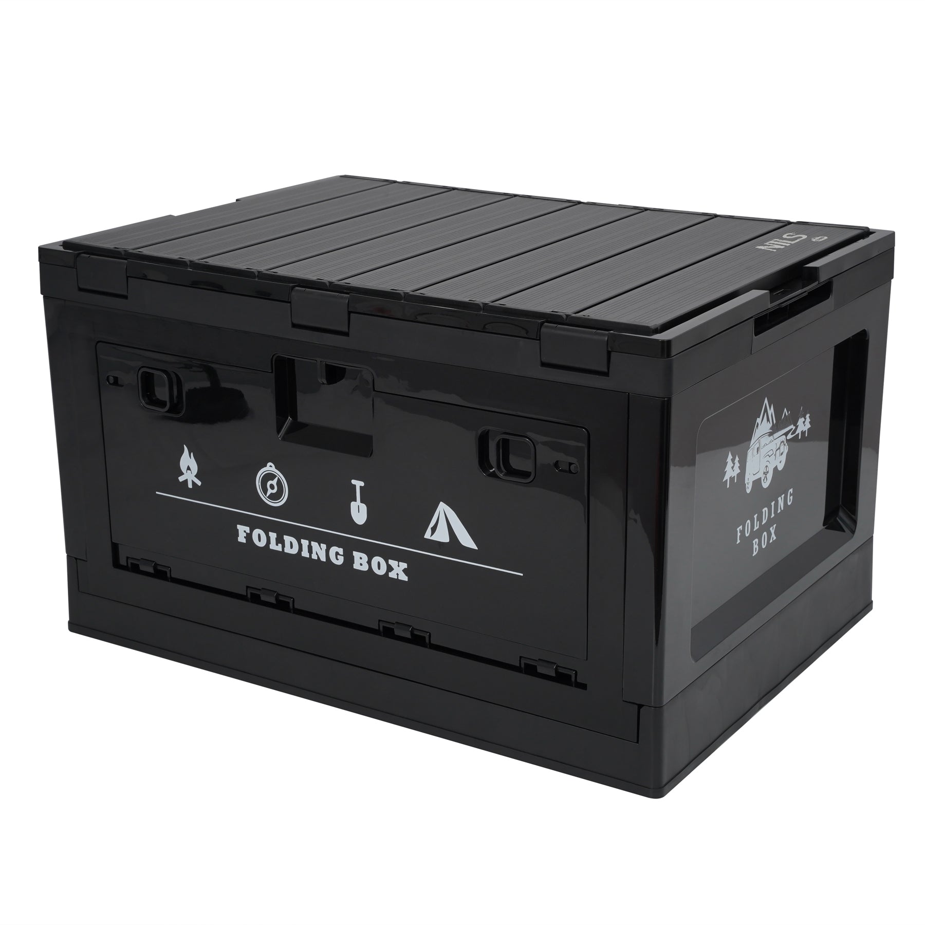 NCB4006 FOLDABLE CAMPING BOX WITH TABLE FUNCTION 2IN1 50L NILS CAMP