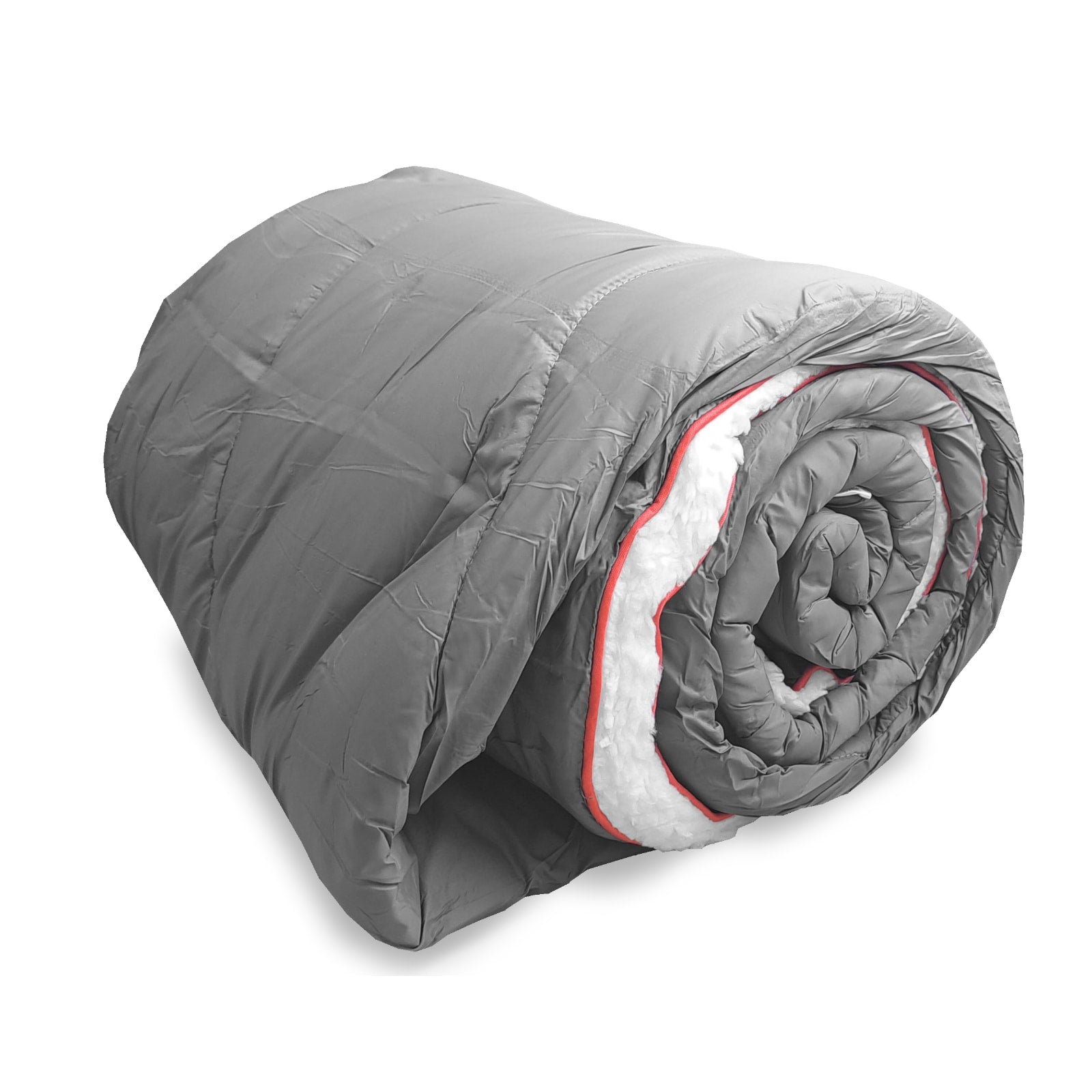 Měkká kempingová deka OFFLANDER šedá 200 x 140