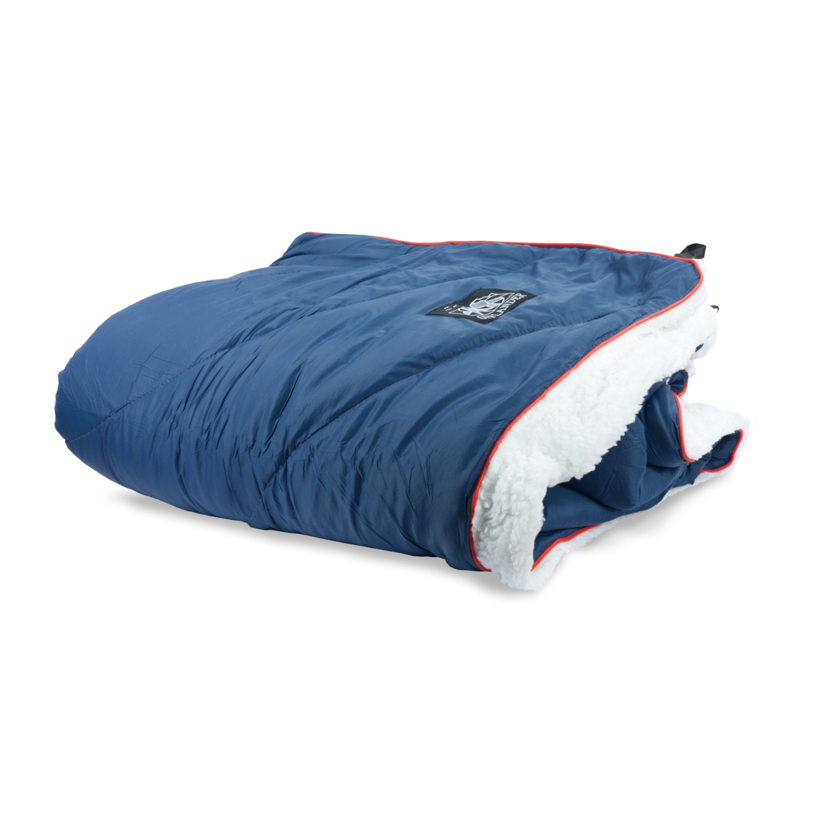 OFFLANDER MIĘKKI KOC PLED KEMPINGOWY GRANATOWY 200 x 140