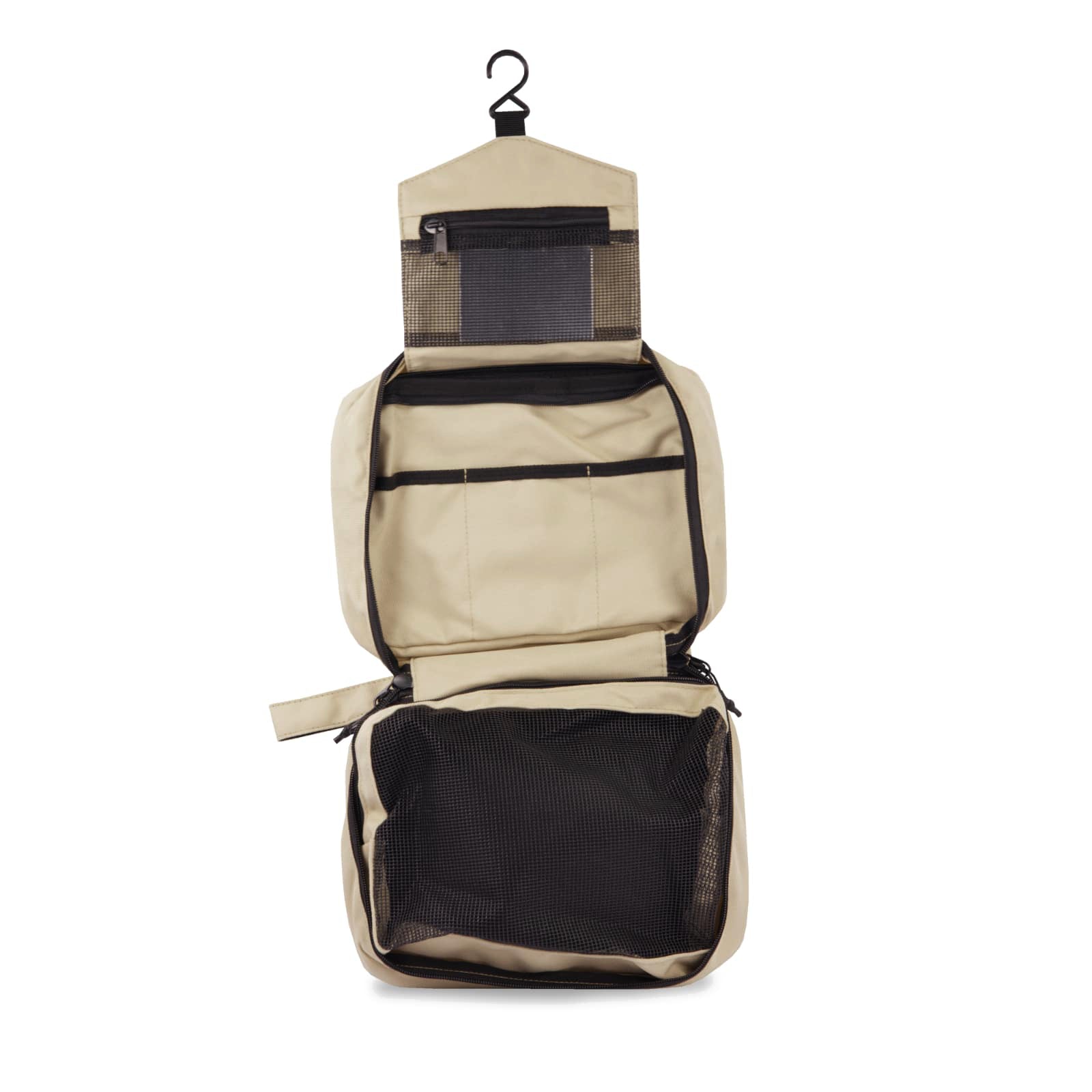OFFLANDER ORGANIZER TRAVEL COSMETIC BAG FOR HANGING KHAKI