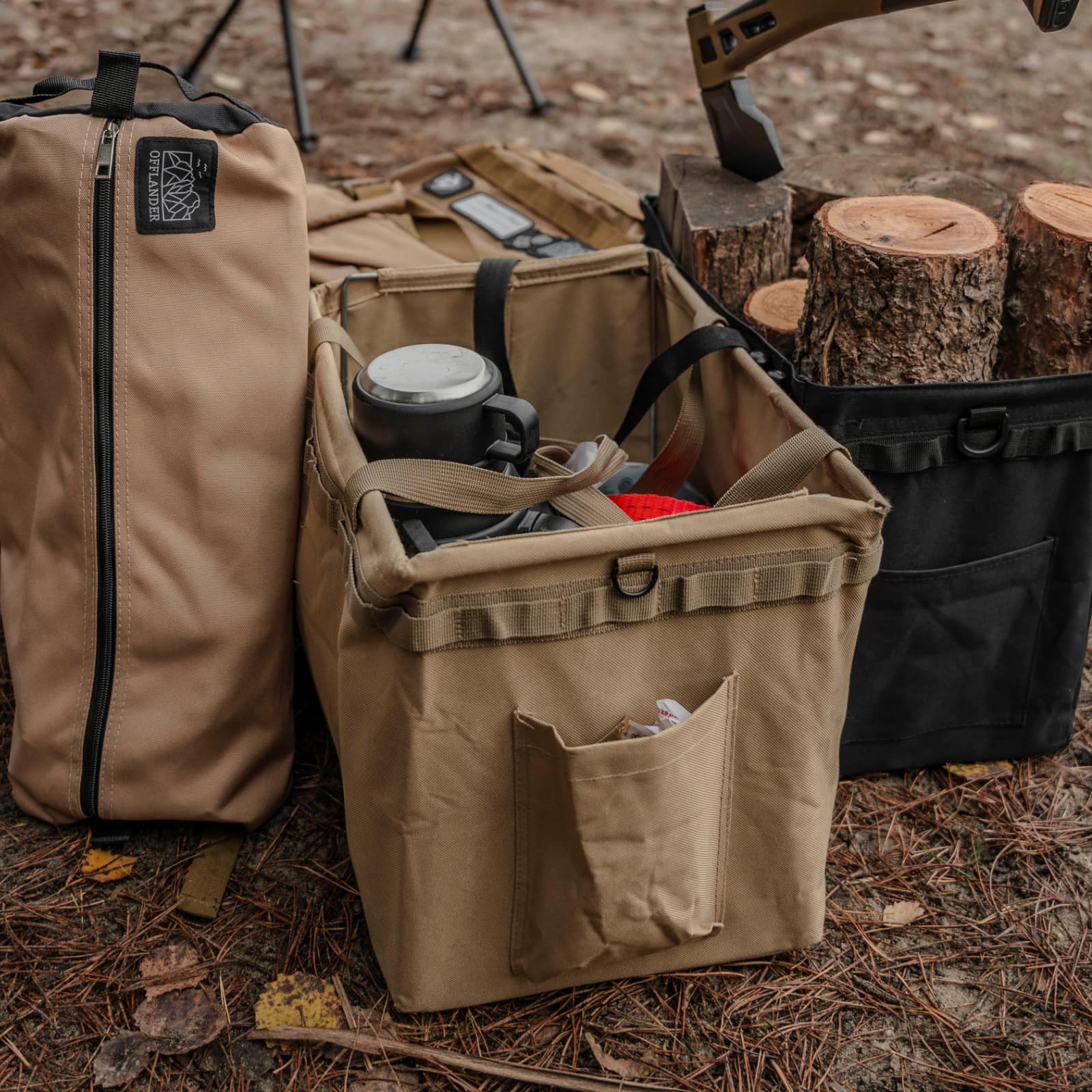OFFLANDER UNIVERZÁLNÍ TERÉNNÍ KEMPINGOVÝ TAŠKA OTEVŘENÁ 26L