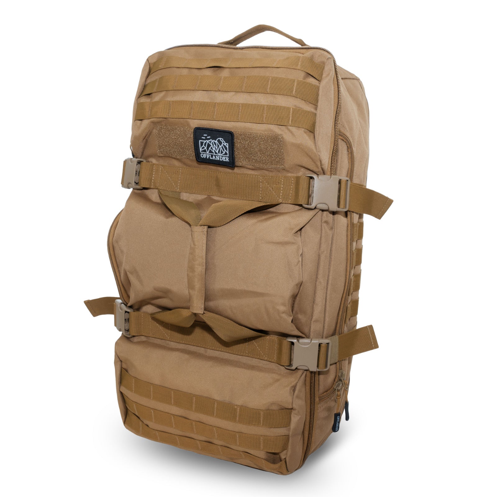 OFFLANDER TRAVEL BAG BACKPACK 3IN1 OFFROAD 54L KHAKI