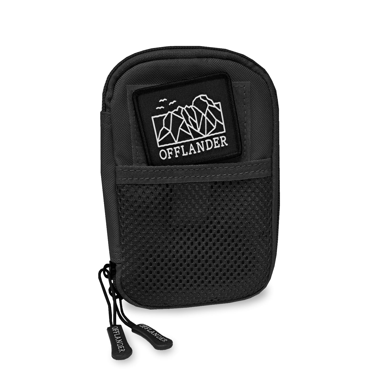 OFFLANDER MOLLE TACTICAL BAG WITH VELCRO FOR DOCUMENTS BLACK