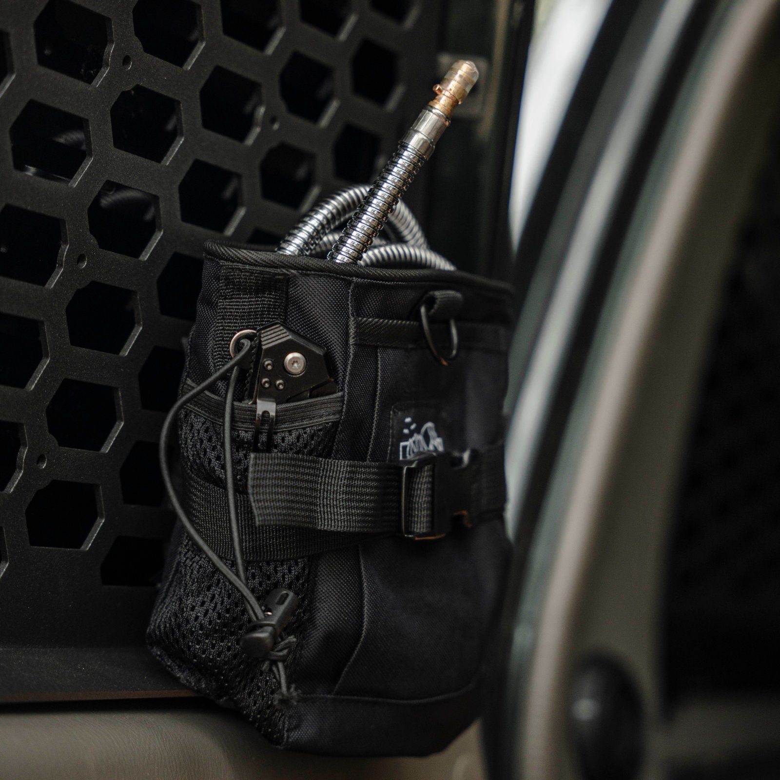 OFFLANDER TACTICAL BAG MOLLE WITH VELCRO OPEN BLACK